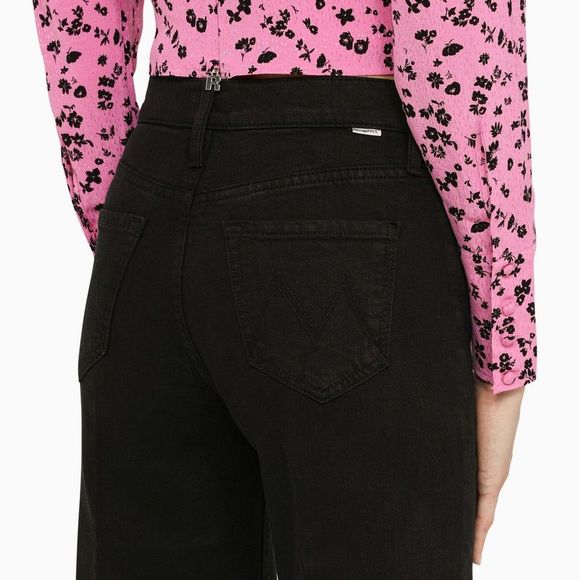 Mother Dark navy flaired cropped jeas - Picture 5 of 5